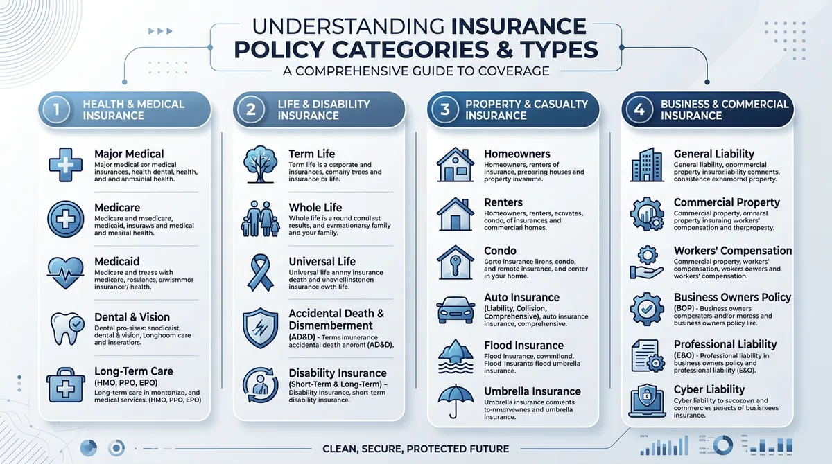 Категории страхового покрытия